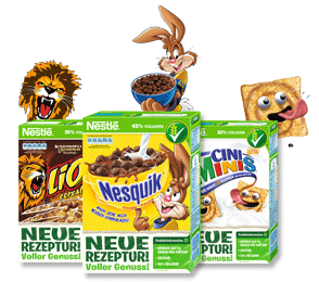 Nestlé Kinder-Cerealien